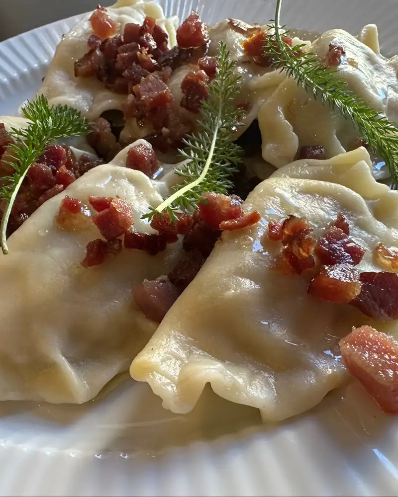 Pierogi z trzech mięs